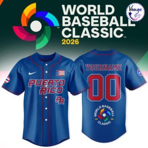 Puerto Rico Baseball 2026 World Baseball Classic Edition Jersey 2