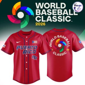 Puerto Rico Baseball 2026 World Baseball Classic Jersey 4