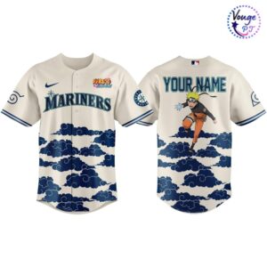 Seattle Mariners NARUTO NIGHT Limited Edition Baseball Jersey 5