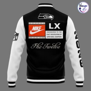 Seattle Seahawks Super Bowl LX 2026 Limited Bomber Jacket 3
