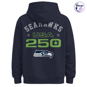 Seattle Seahawks Super Bowl LX 2026 NFL Hoodie 3