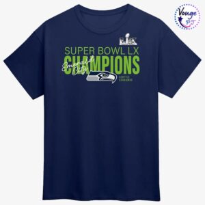 Seattle Seahawks Super Bowl LX Champions Autograph Signing Roster T Shirt 2