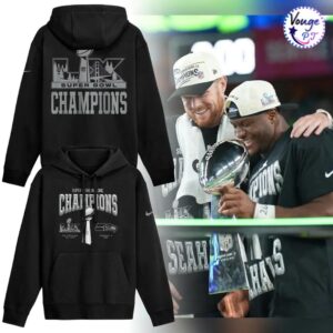 Seattle Seahawks Super Bowl LX Champions Limited edition Hoodie