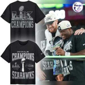 Seattle Seahawks Super Bowl LX Champions Limited edition T-Shirt