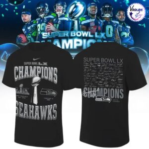 Seattle Seahawks Super Bowl LX Champions for fans T-Shirt
