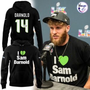 Seattle Seahawks x Sam Darnold Super Bowl 2026 Hoodie