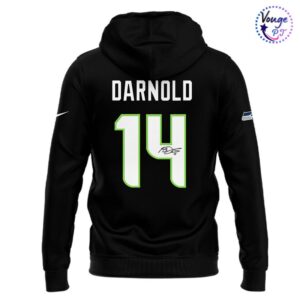 Seattle Seahawks x Sam Darnold Super Bowl 2026 Hoodie 3