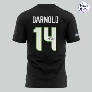 Seattle Seahawks x Sam Darnold Super Bowl 2026 T Shirt 3