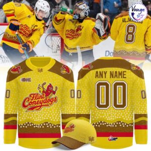 The Flint Coney Dog Replica Hockey Jersey 1