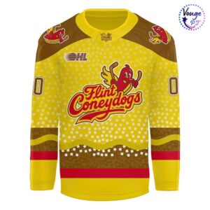The Flint Coney Dog Replica Hockey Jersey 2