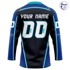 Worcester Railers Hockey IceCats Specialty Hockey Jersey 3