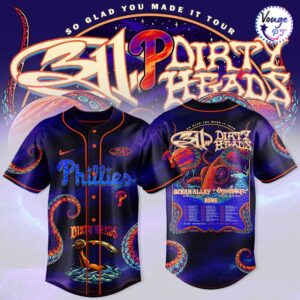 Philadelphia Phillies x Dirty Heads 311 Tour 2026 Baseball Jersey