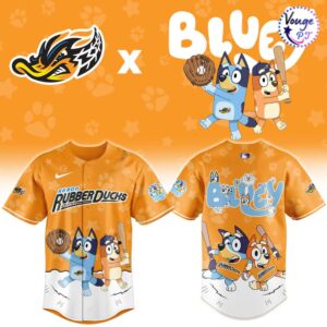 Akron RubberDucks x Bluey Night Limited Edition Baseball Jersey 2