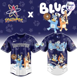 Albuquerque Isotopes x Bluey Night Limited Edition Baseball Jersey 2