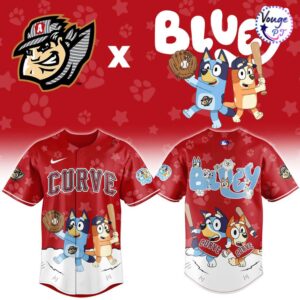 Altoona Curve x Bluey Night Limited Edition Baseball Jersey 2
