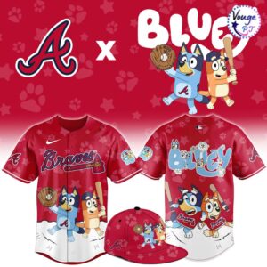 Atlanta Braves x Bluey Night Limited Edition Baseball Jersey