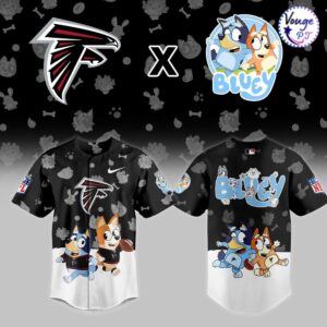 Atlanta Falcons x Bluey Night Limited Edition Jersey 2