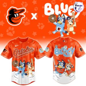 Baltimore Orioles x Bluey Night Game Limited Baseball Jersey 2