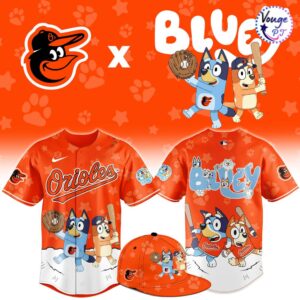 Baltimore Orioles x Bluey Night Limited Edition Baseball Jersey