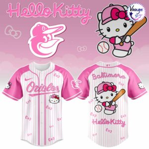 Baltimore Orioles x Hello Kitty 2026 Baseball Jersey 4