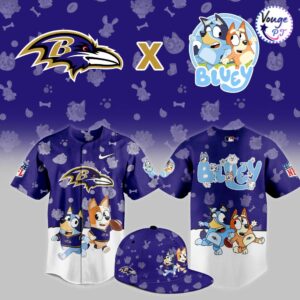Baltimore Ravens x Bluey Night Limited Edition Jersey