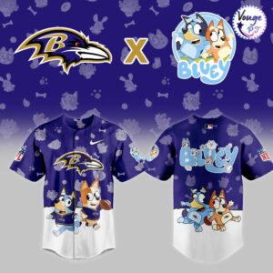 Baltimore Ravens x Bluey Night Limited Edition Jersey 2