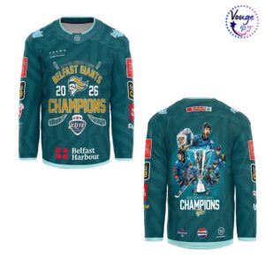 Belfast Giants 2026 Elite League Champions Hockey Jersey 2