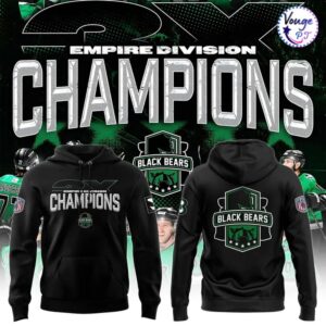 Binghamton Black Bears 2026 Empire Division Champions Limited Hoodie 4