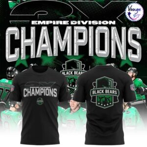 Binghamton Black Bears 2026 Empire Division Champions Limited T Shirt 4