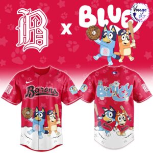 Birmingham Barons x Bluey Night Limited Edition Baseball Jersey 2