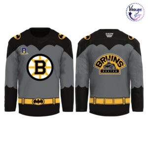Boston Bruins x Batman Night Limited Hockey Jersey 2