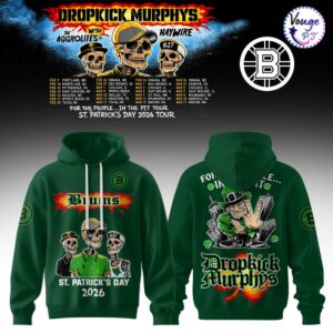 Boston Bruins x Dropkick Murphys St Patricks Day 2026 Hoodie 3