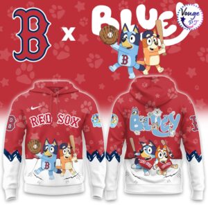 Boston Red Sox Bluey Night Game Hoodie 2