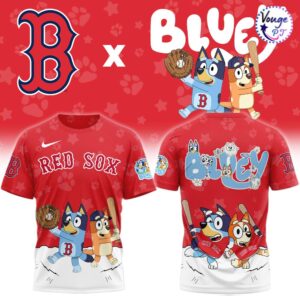 Boston Red Sox Bluey Night Game T Shirt 2