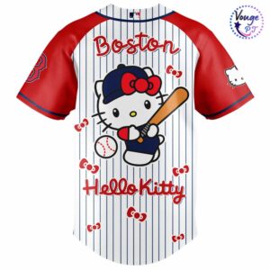 Boston Red Sox x Hello Kitty 2026 Baseball Jersey 3