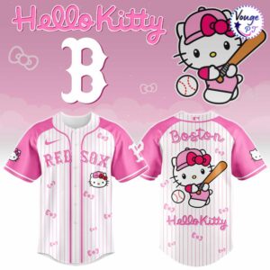 Boston Red Sox x Hello Kitty 2026 Baseball Jersey 4