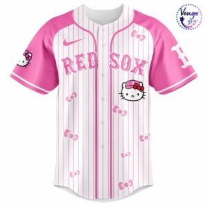 Boston Red Sox x Hello Kitty 2026 Baseball Jersey 5
