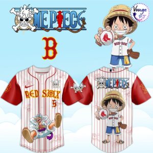 Boston Red Sox x One Piece 2026 Luffy Baseball Jersey