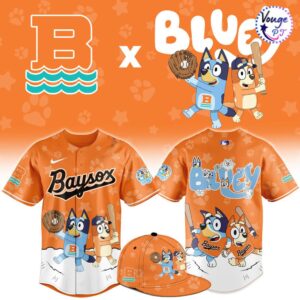 Bowie Baysox x Bluey Night Limited Edition Baseball Jersey