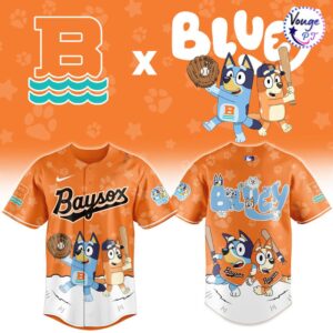 Bowie Baysox x Bluey Night Limited Edition Baseball Jersey 2