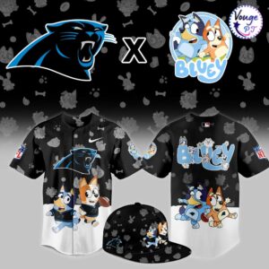 Carolina Panthers x Bluey Night Limited Edition Jersey