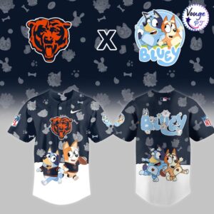 Chicago Bears x Bluey Night Limited Edition Jersey 2