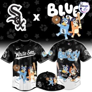 Chicago White Sox x Bluey Night Limited Edition Baseball Jersey