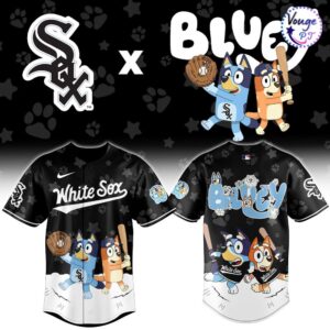 Chicago White Sox x Bluey Night Limited Edition Baseball Jersey 2