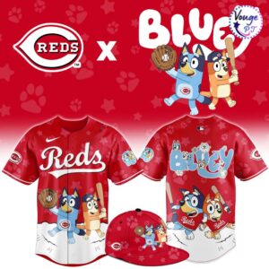 Cincinnati Reds Bluey Night Game Baseball Jersey