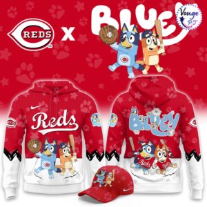 Cincinnati Reds Bluey Night Game Hoodie