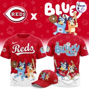 Cincinnati Reds Bluey Night Game T-Shirt