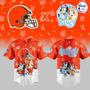 Cleveland Browns x Bluey Night Limited Edition Jersey 2