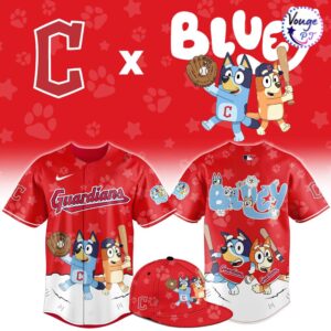 Cleveland Guardians x Bluey Night Game Limited Baseball Jersey