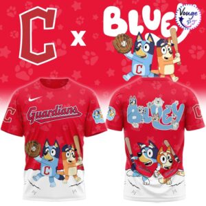 Cleveland Guardians x Bluey Night Game Limited T Shirt 2